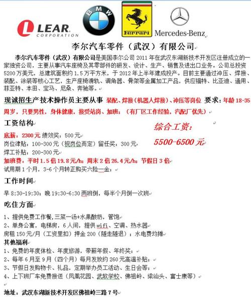 上海汽车模具厂招聘电话