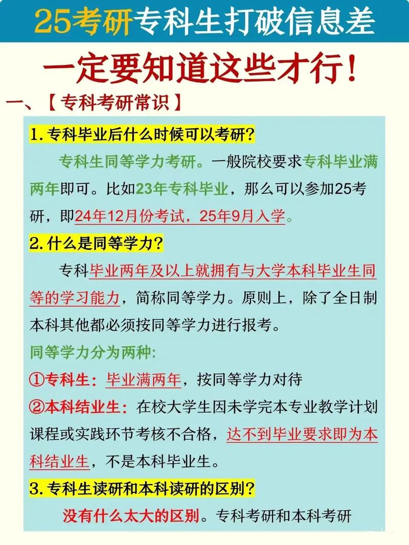 大专考研报名条件及流程
