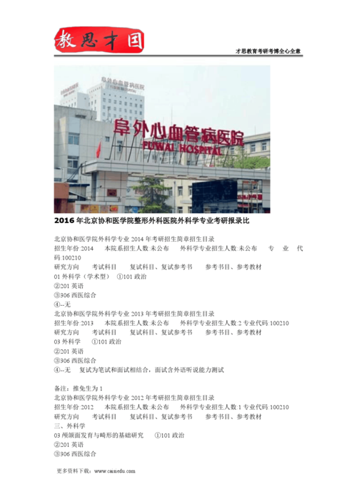 考研考医院