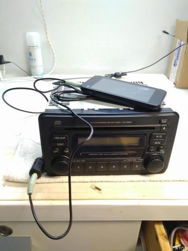 汽车cd机usb接口改aux