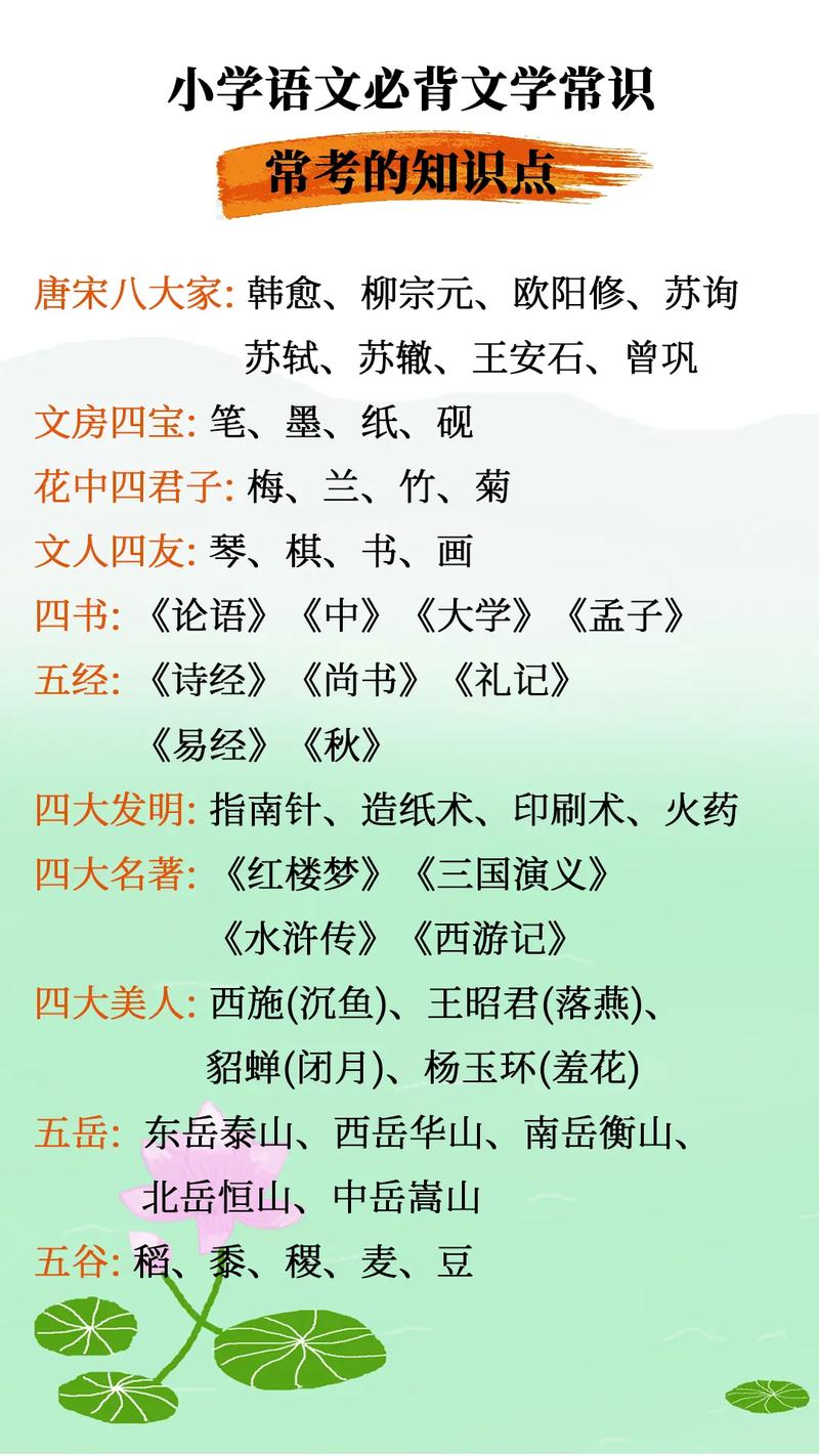 语文素养学什么