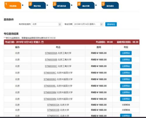 托福报名费